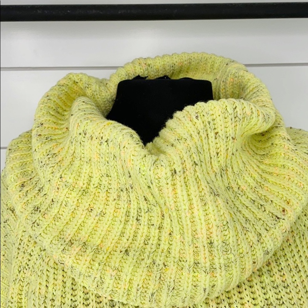 Free People Leo Tunic Sweater Zested Lime SAMPLE - Picture 6 of 16